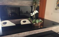 Área de Churrasqueira em Granito<br> Preto São Gabriel